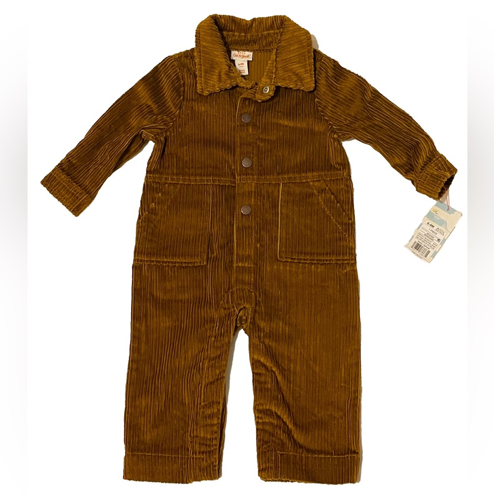 🥏 3 for $20
NWT Cat & Jack Tan Corduroy Overalls 6-9m